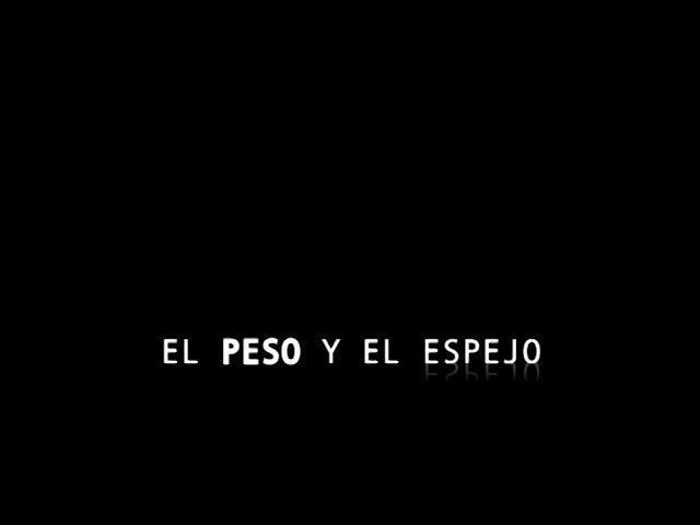 Cover for El peso y el espejo