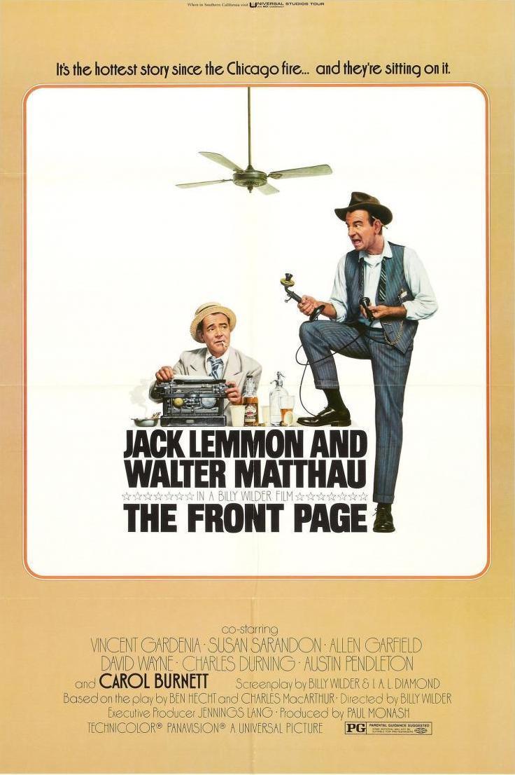 Cover for The Front Page