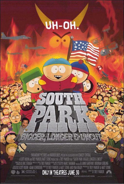 Cover for South Park - Bigger, Longer & Uncut